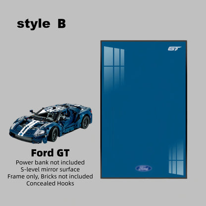 Wall Display Frame For LEGO® TECHNIC™ Ford GT 42154(Model Not Included)