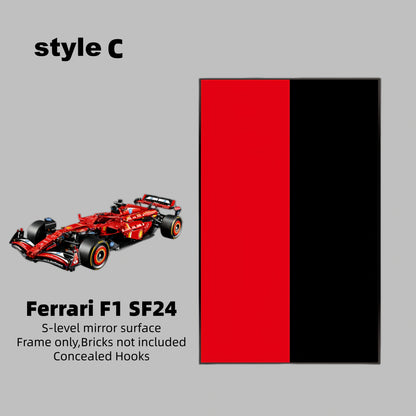 Wall Display Frame For LEGO® TECHNIC™ Ferrari F1 SF24 42207.(Model Not Included)