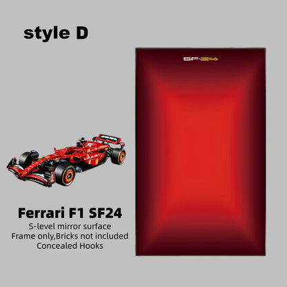 Wall Display Frame For LEGO® TECHNIC™ Ferrari F1 SF24 42207.(Model Not Included)