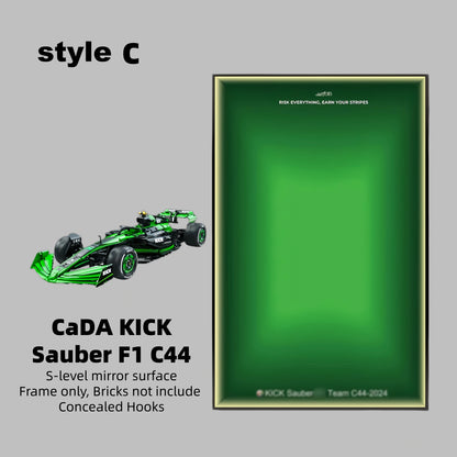Wall Display Frame For CaDA KICK Sauber F1 C44(Model Not Included)