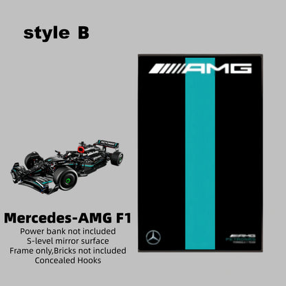 Wall Display Frame For LEGO® TECHNIC™ Mercedes AMG F1 42171(Model Not Included)