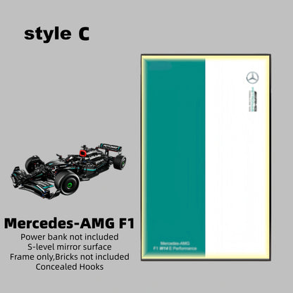 Wall Display Frame For LEGO® TECHNIC™ Mercedes AMG F1 42171(Model Not Included)