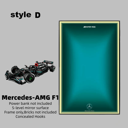Wall Display Frame For LEGO® TECHNIC™ Mercedes AMG F1 42171(Model Not Included)