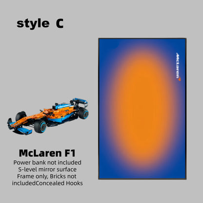 Wall Display Frame For LEGO® TECHNIC™ McLaren F1 42141 (Model Not Included)
