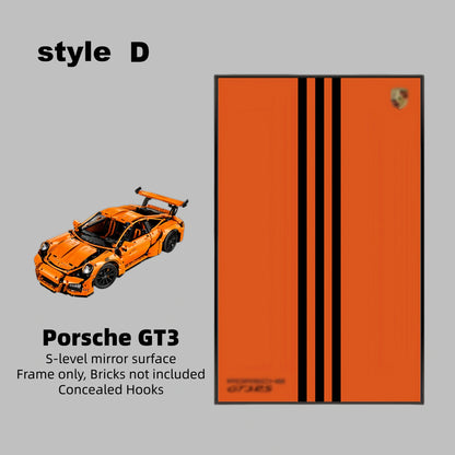 Wall Display Frame For LEGO® TECHNIC™ Porsche 911 GT3 RS 42056(Model Not Included)