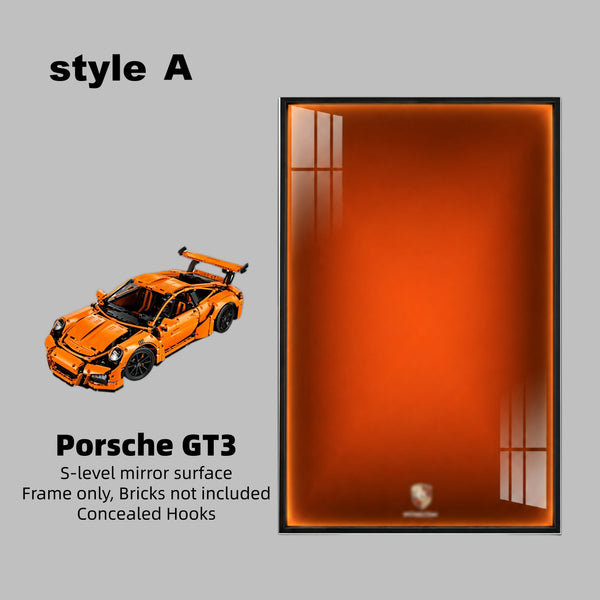 Wall Display Frame For LEGO® TECHNIC™ Porsche 911 GT3 RS 42056(Model Not Included)
