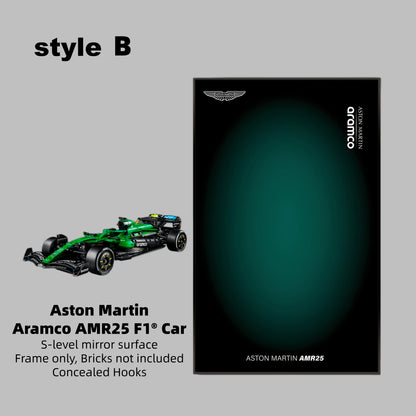 Wall Display Frame For LEGO Technic F1 42240 Aston Martin AMR25(Model not included)