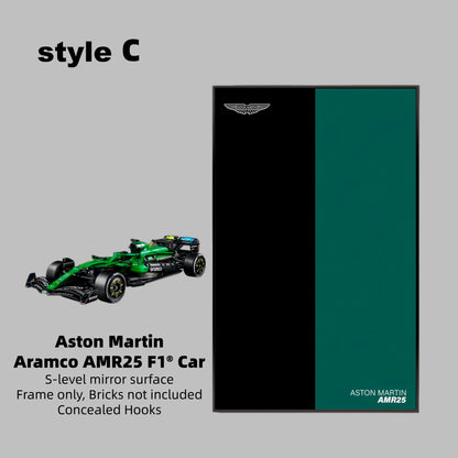Wall Display Frame For LEGO Technic F1 42240 Aston Martin AMR25(Model not included)