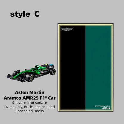 Wall Display Frame For LEGO Technic F1 42240 Aston Martin AMR25(Model not included)