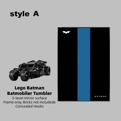 Wall Display Frame For Lego Batman 42239 BATMOBILE™ TUMBLER(Model Not Included)