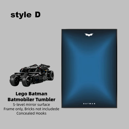 Wall Display Frame For Lego Batman 42239 BATMOBILE™ TUMBLER(Model Not Included)