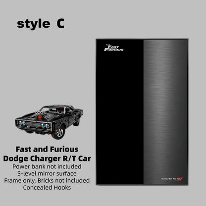 Wall Display Frames For LEGO Technic Fast and Furious Dodge Charger R/T Car 42231(Model not included)