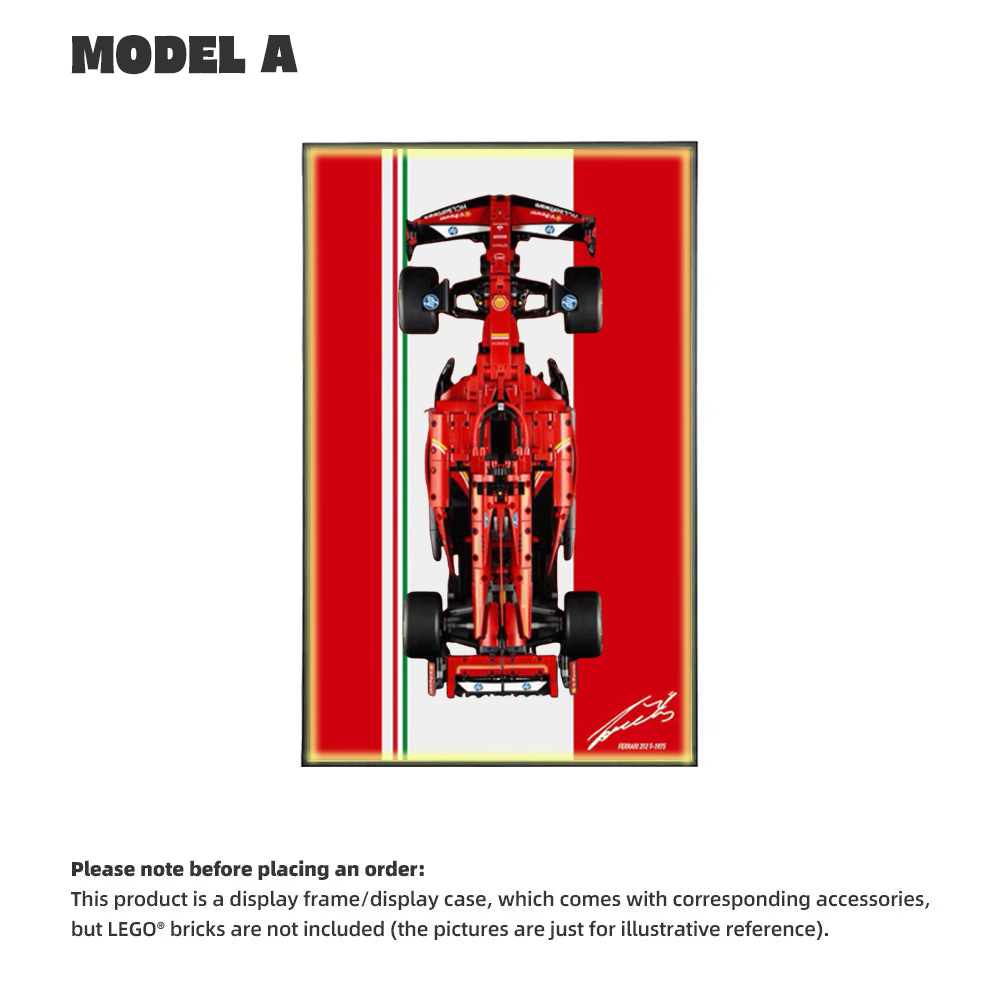 CAR DISPLAY FRAME FOR LEGO® TECHNIC™ FERRARI F1 SF24 42207.
