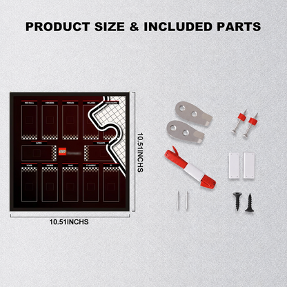 Display frame for LEGO® 71049 F1® Collectible Race Cars(Model Not Included)