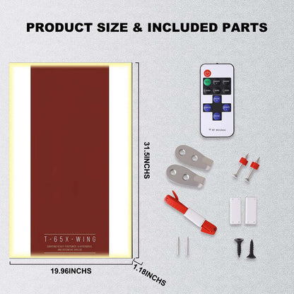 Wall Display Frame for LEGO® 75355 Star Wars™ X-Wing Starfighter™(Model Not Included)