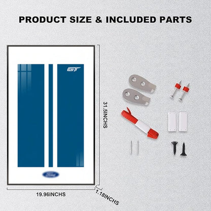 Wall Display Frame For LEGO® TECHNIC™ Ford GT 42154(Model Not Included)