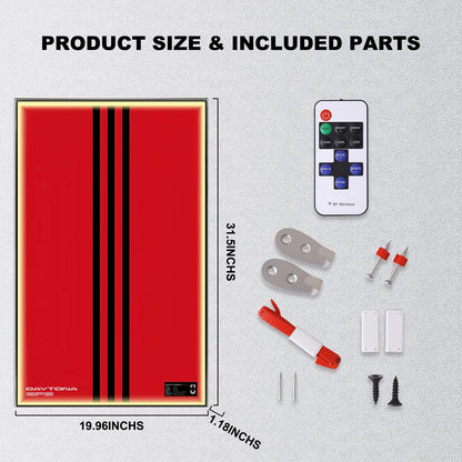 Wall Display Frame For LEGO® Technic™ Supercar Ferrari SP3 42143. （Model not included）