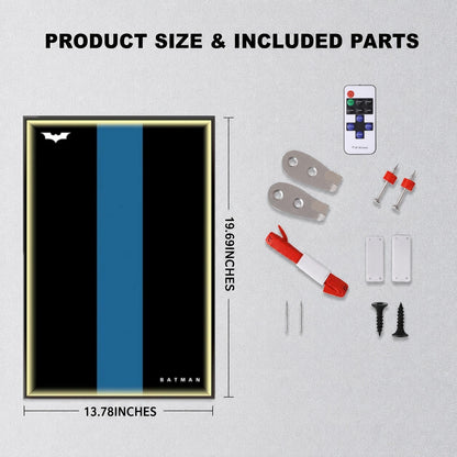 Wall Display Frame For Lego Batman 42239 BATMOBILE™ TUMBLER(Model Not Included)