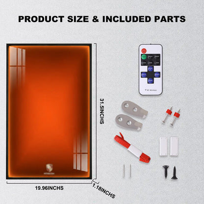 Wall Display Frame For LEGO® TECHNIC™ Porsche 911 GT3 RS 42056(Model Not Included)