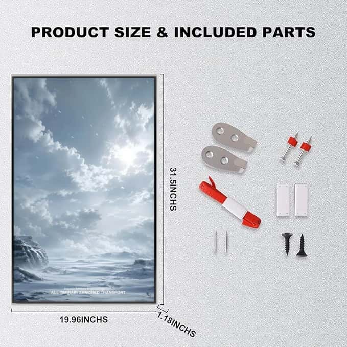 Wall Display Frame For LEGO® STAR WARS™ AT-AT™ 75288 (Model not included)