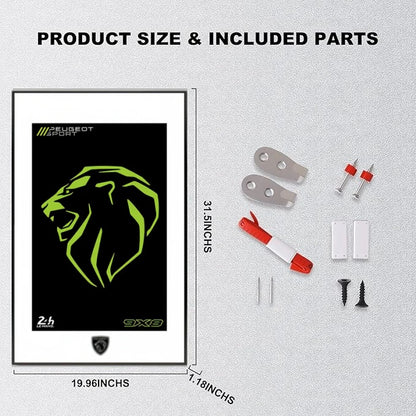 Wall Display Frame for LEGO® Technic™  42156 Peugeot 9X8 (Model Not Included)