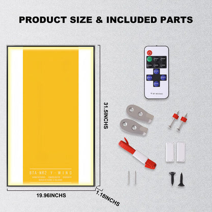 Wall Display Frame for LEGO® Star Wars 75181 Y-Wing Starfighter™(Model Not Included)