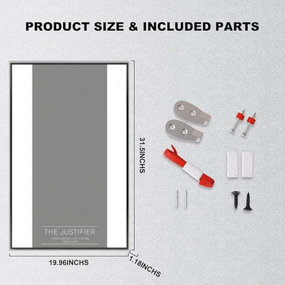 Wall Display Frame For  LEGO® STAR WARS 75323 The Justifier™(Model Not Included)