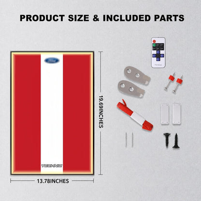 Wall Display Frame For LEGO® Technic™ Ford Bronco® SUV Mid-Size Car 42213(Model Not Included)