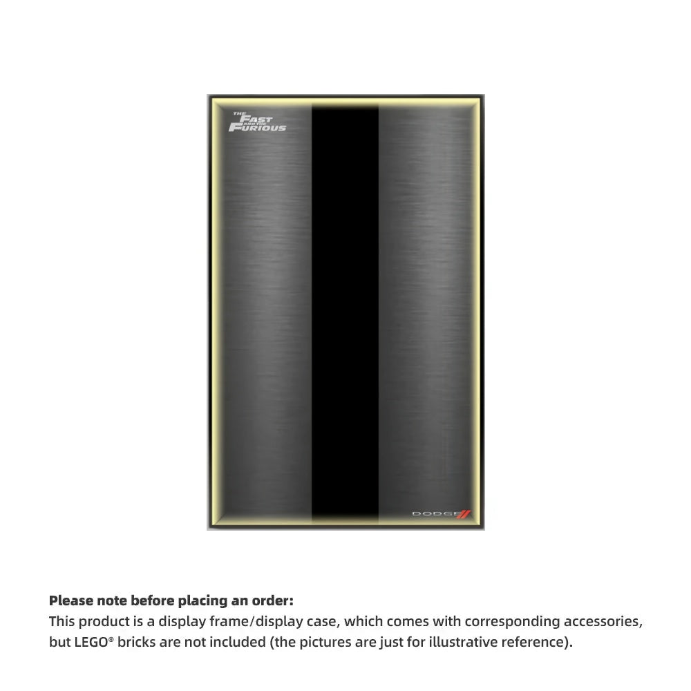 Wall Display Frames For LEGO Technic Fast and Furious Dodge Charger R/T Car 42231(Model not included)