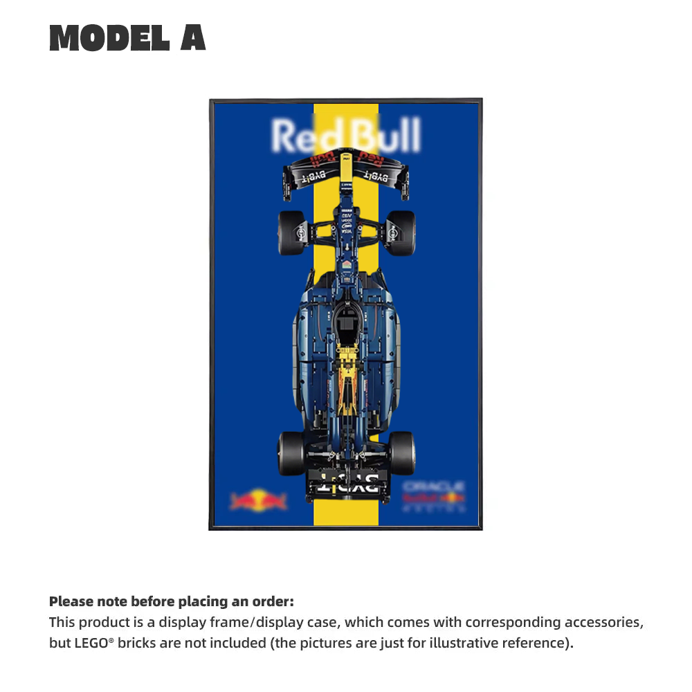 CAR DISPLAY FRAME FOR LEGO® TECHNIC™ ORACLE RED BULL RACING RB20 F1 CAR 42206