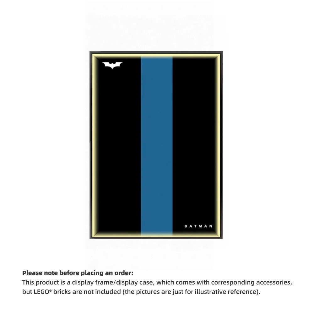 Wall Display Frame For Lego Batman 42239 BATMOBILE™ TUMBLER(Model Not Included)