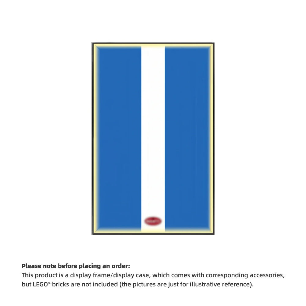 Wall Display Frame  For LEGO® TECHNIC™ BUGATTI CHIRON 42083(Model Not Included)