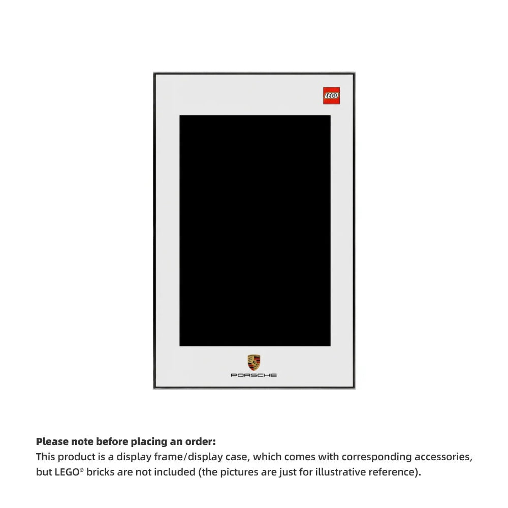 Wall Display Frame For LEGO® TECHNIC™ Porsche 911 RSR 42096(Model Not Included)
