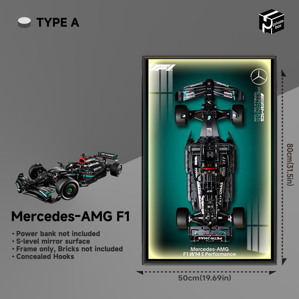 Car display Frame for LEGO® TECHNIC™ Mercedes AMG F1 42171
