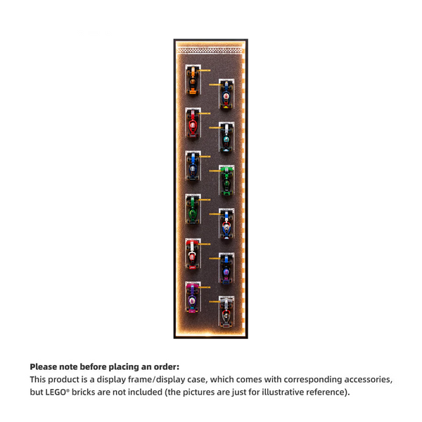 Car Display Frame for LEGO® 71409 F1 Collectible Race Car(Model Not Included)