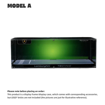 【PREMIUM】Display Case For LEGO® Technic™ Lamborghini Sian FKP 37 42115 Ultra-high Translucent Acrylic