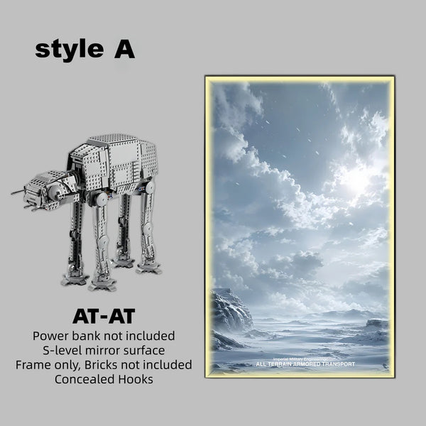 Wall Display Frame For LEGO® STAR WARS™ AT-AT™ 75288 (Model not included)