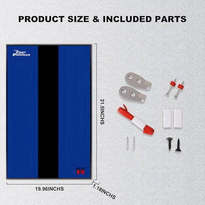 Wall Display Frame For LEGO® TECHNIC 42210 2 FAST 2 FURIOUS NISSAN SKYLINE GT-R (R34) CAR(Model Not Included)