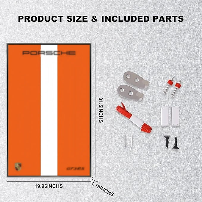 Wall Display Frame For LEGO® TECHNIC™ Porsche 911 GT3 RS 42056(Model Not Included)