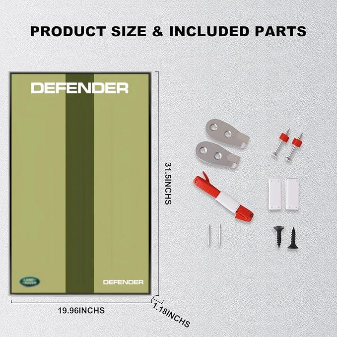 WALL DISPLAY FRAME for LEGO® TECHNIC™  Land Rover Defender 42110 .(Model Not Included)