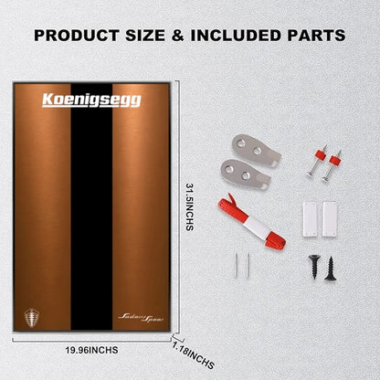 Wall Display Frame For Lego 42232 Technic Koenigsegg Sadair’s Spear.(Model Not Included)
