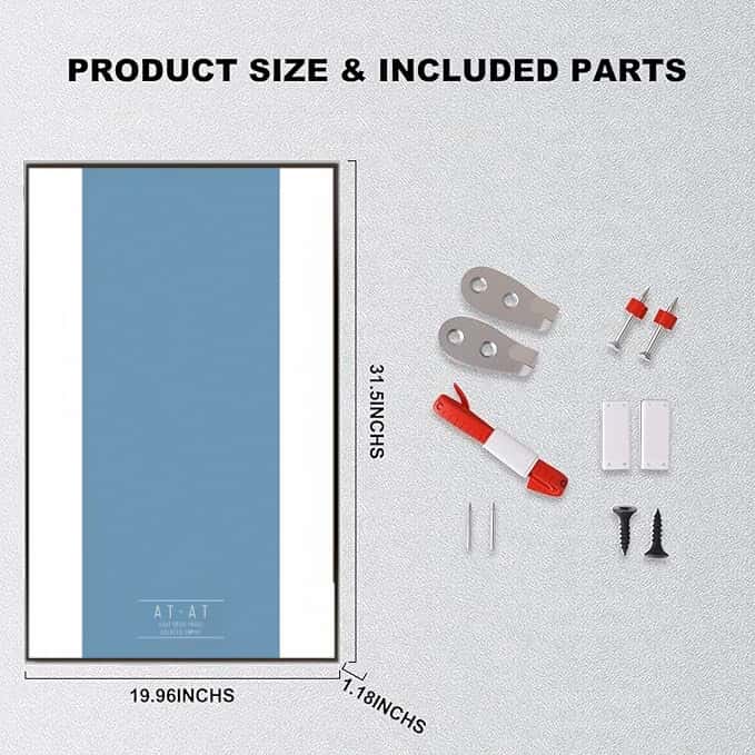 Wall Display Frame For LEGO® STAR WARS™ AT-AT™ 75288 (Model not included)