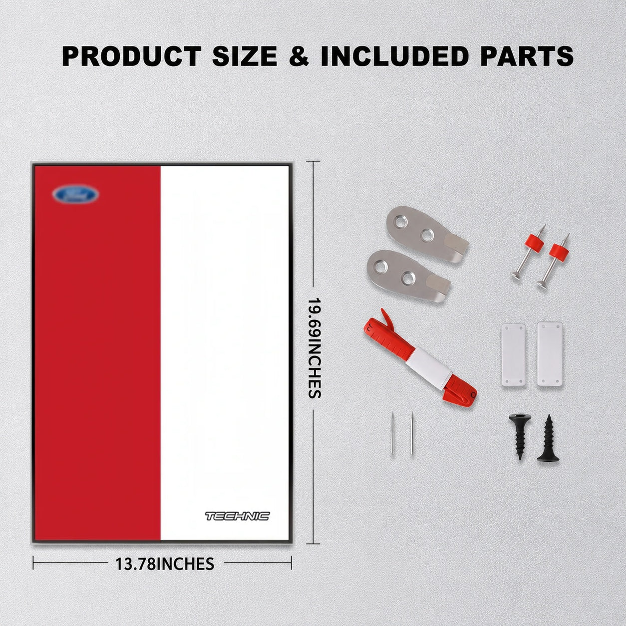 Wall Display Frame For LEGO® Technic™ Ford Bronco® SUV Mid-Size Car 42213(Model Not Included)