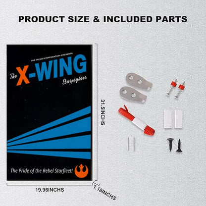 Wall Display Frame for LEGO® 75355 Star Wars™ X-Wing Starfighter™(Model Not Included)