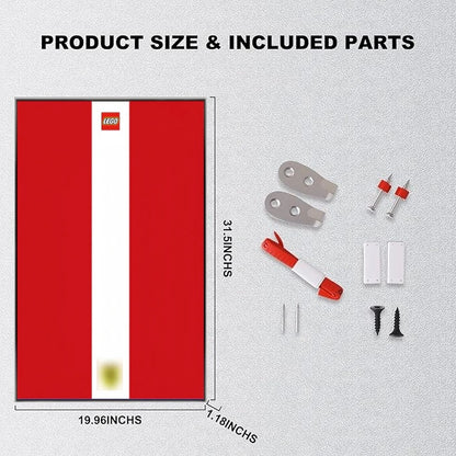 Wall Display Frame For LEGO® Technic™ Supercar Ferrari SP3 42143. （Model not included）