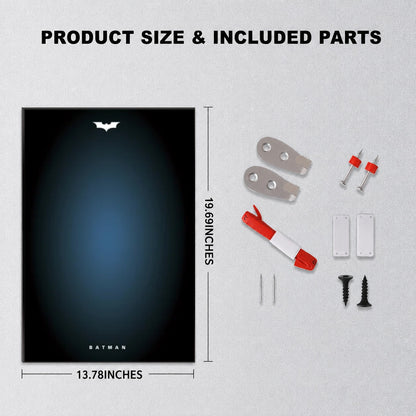 Wall Display Frame For Lego Batman 42239 BATMOBILE™ TUMBLER(Model Not Included)