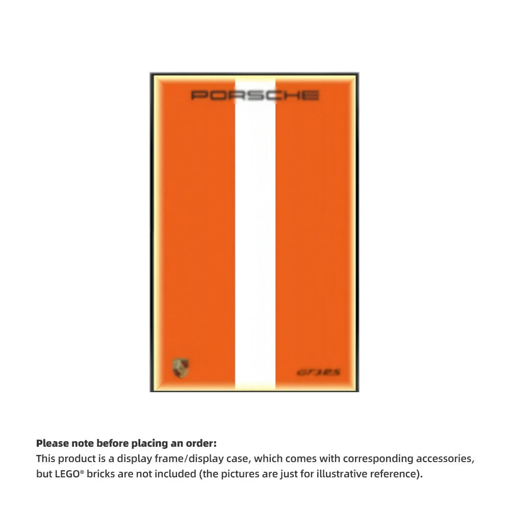 Wall Display Frame For LEGO® TECHNIC™ Porsche 911 GT3 RS 42056(Model Not Included)
