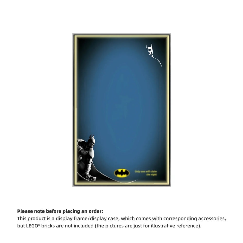 Wall Display Frame For LEGO® DC™ 1989 BATMOBILE 76139(Model Not Included)