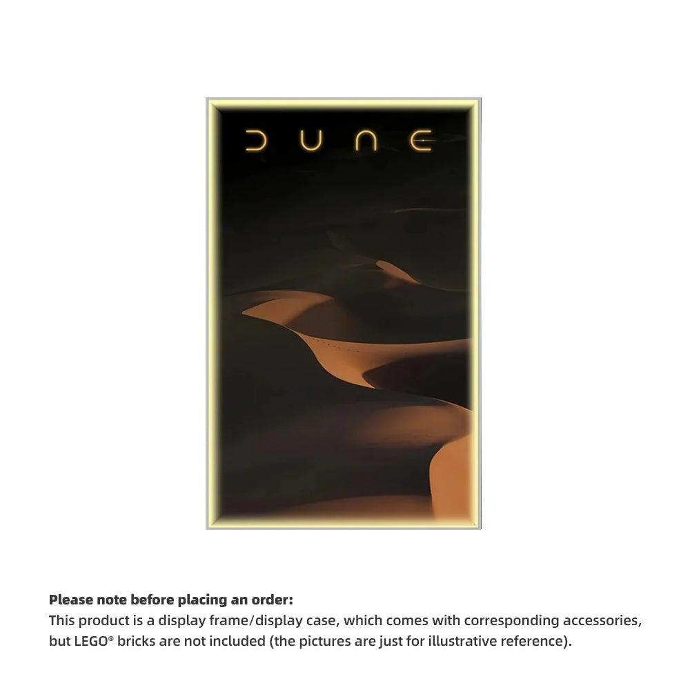 Wall Display Frame For LEGO® ICONS™ DUNE ATREIDES ROYAL ORNITHOPTER 10327(Model Not Included)