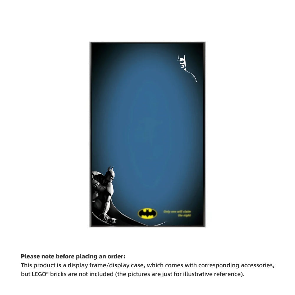 Wall Display Frame For LEGO® DC™ 1989 BATMOBILE 76139(Model Not Included)